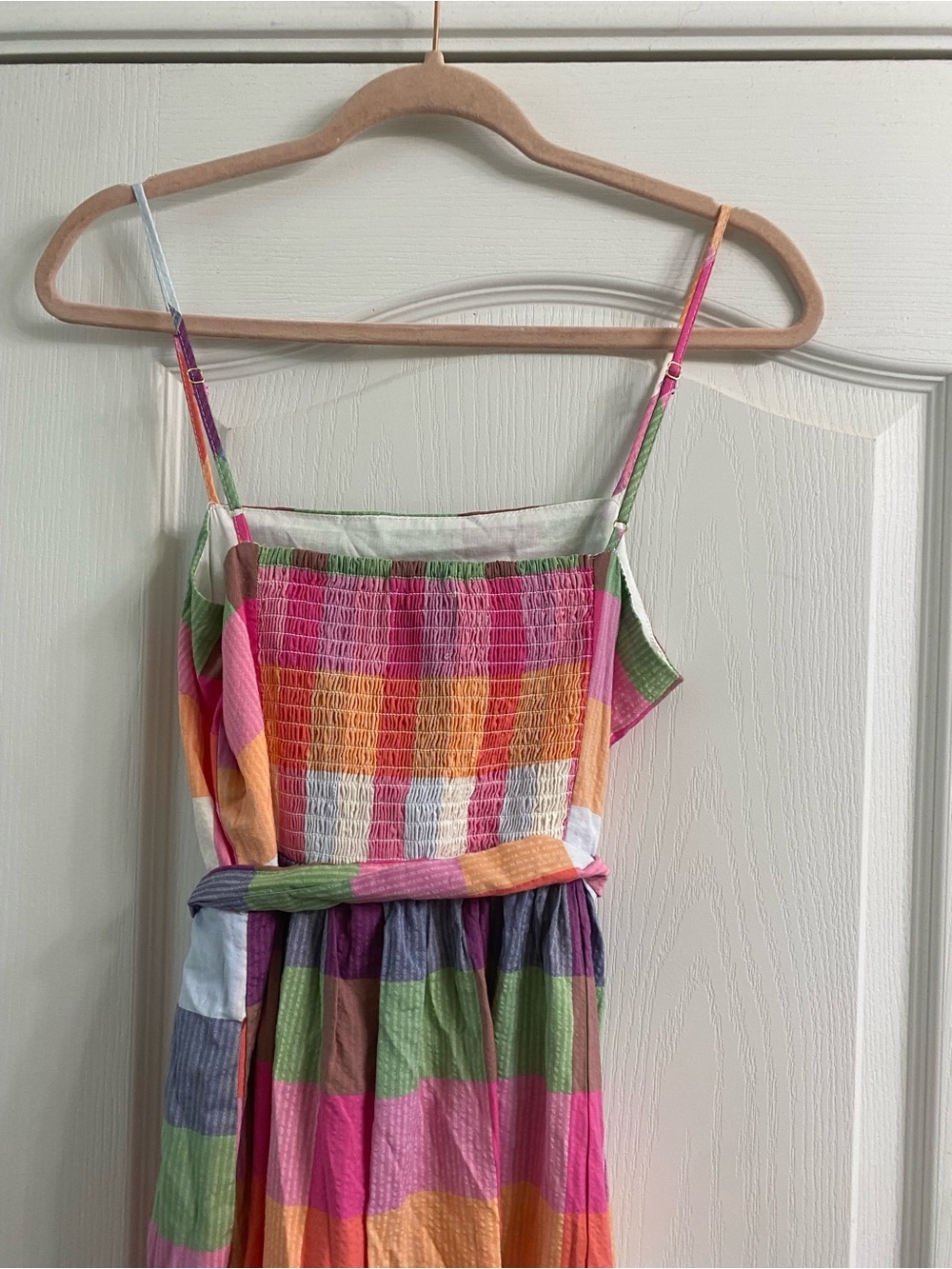 Kate Spade New York x Target Tie-Waist Plaid Midi Picnic Cottagecore Dress XS - Picture 13 of 16